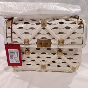 Valentino Roman stud perforated handbag